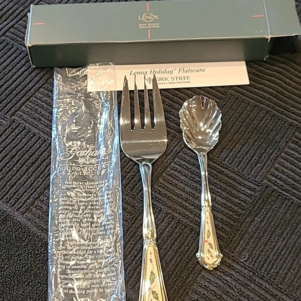 Lenox Holiday Flatware, NEW never used